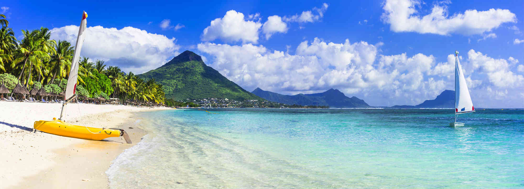 The beaches of Mauritius