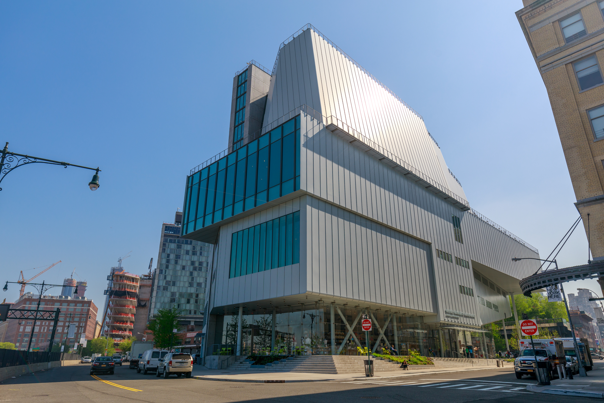 The Whitney museum of American art in New York City
