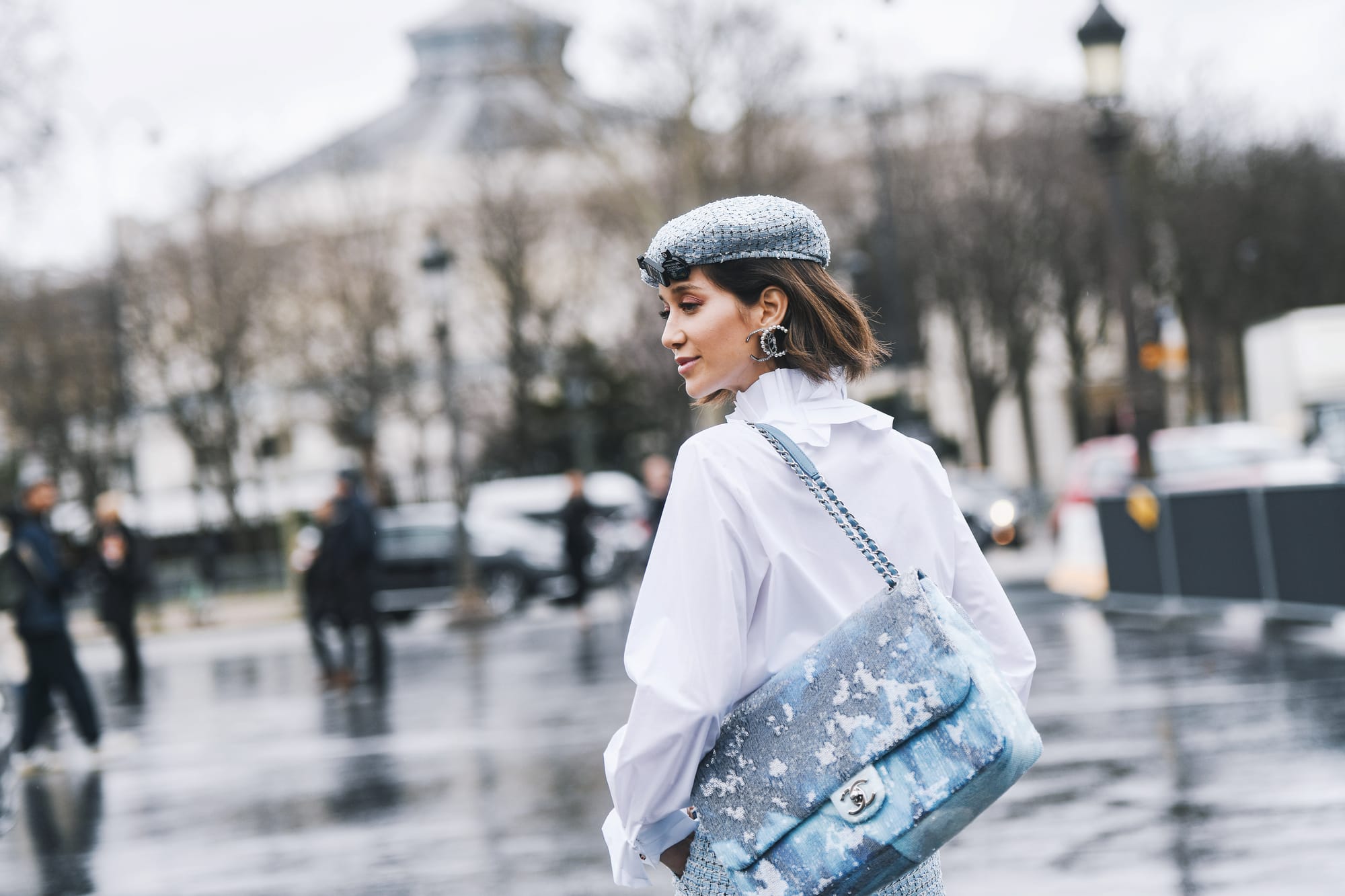 Street Style, Fall Winter 2019, Paris Fashion Week, France - 05 Mar 2019