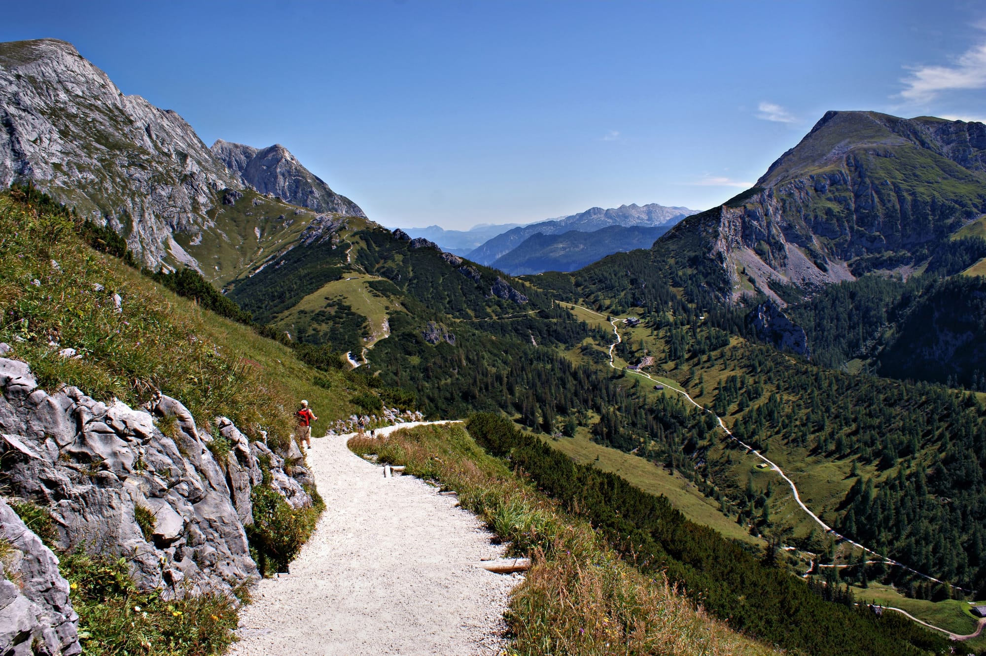 阿尔卑斯山的徒步路径
