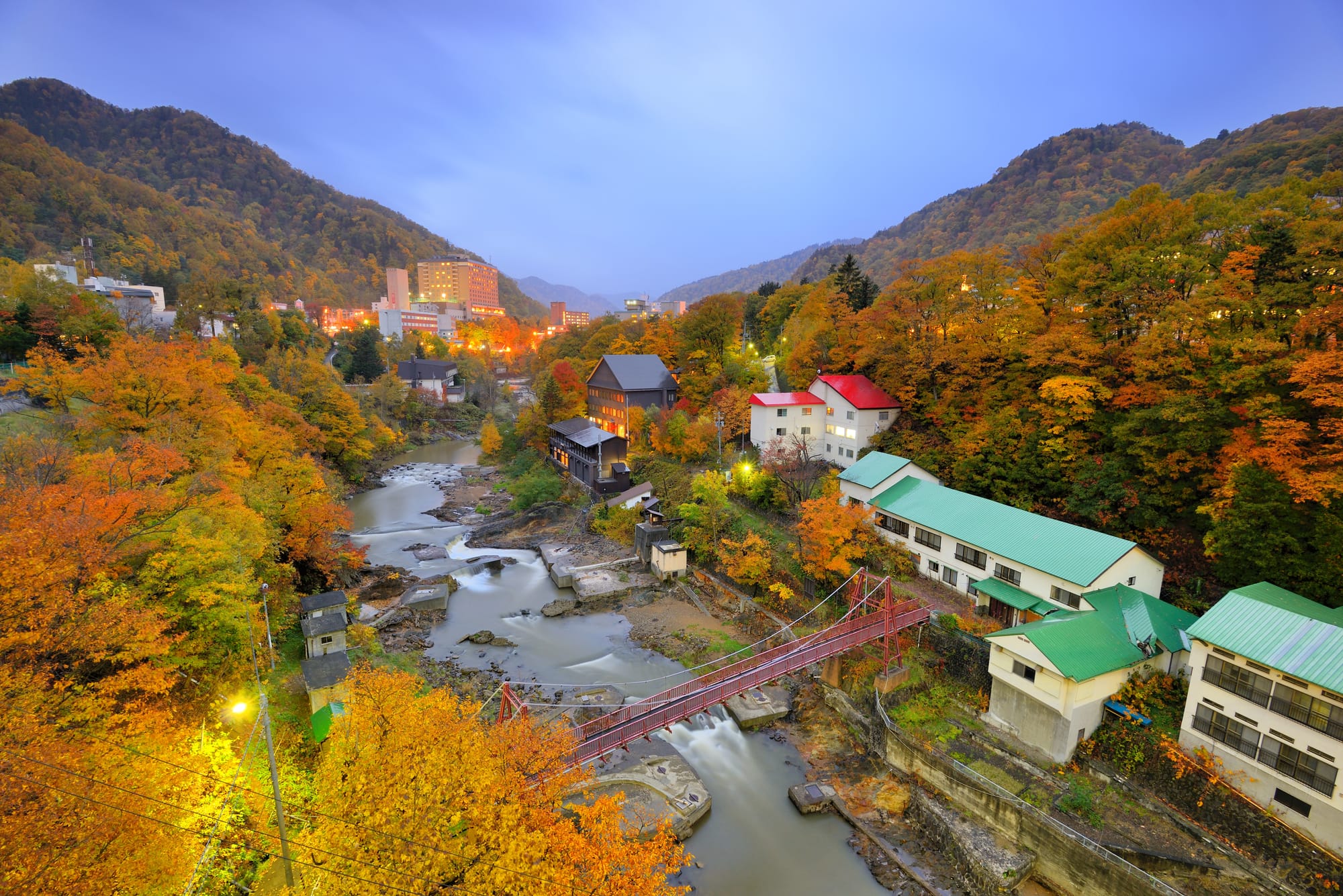 Warmwaterbronnen in Japan