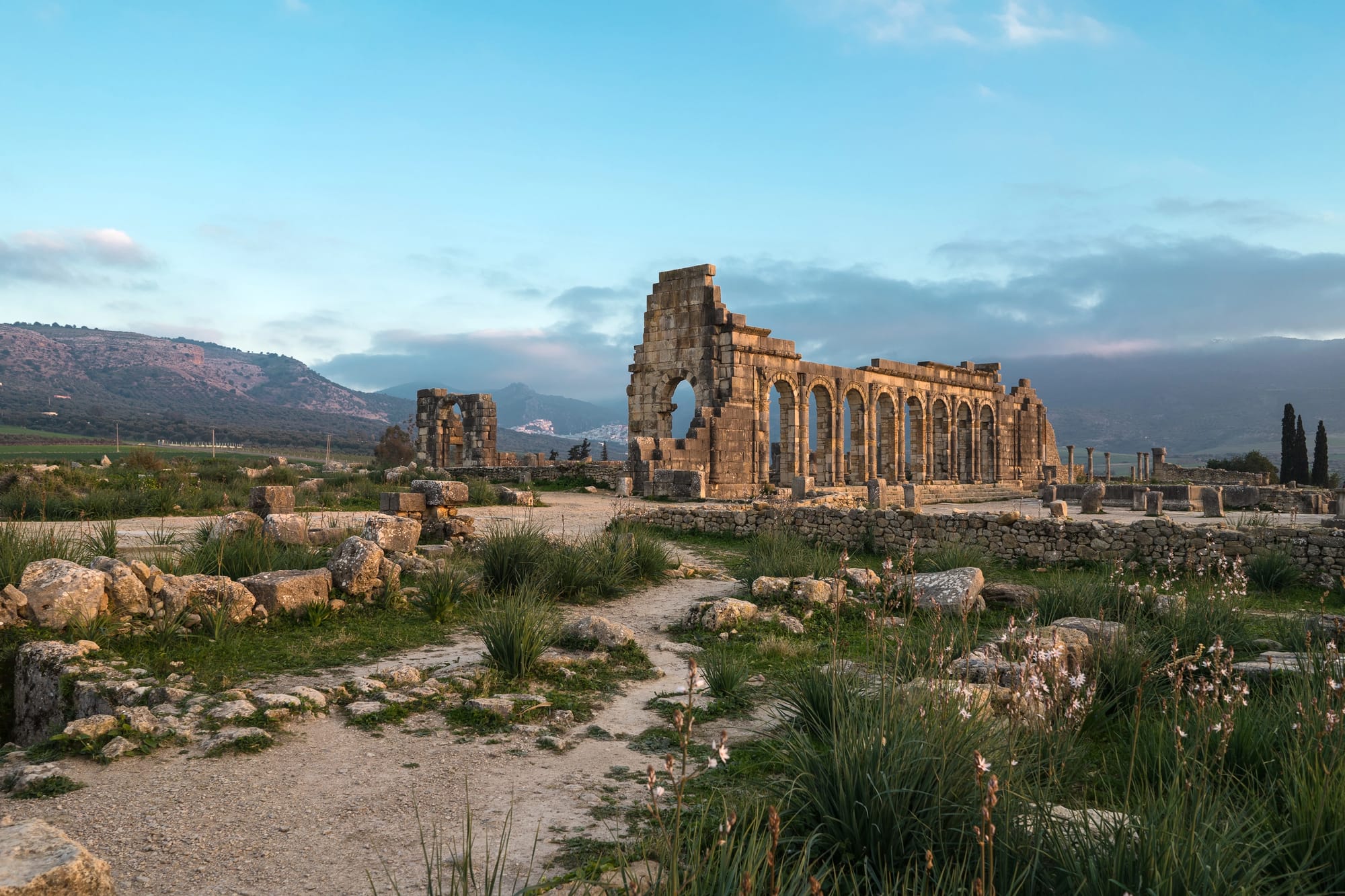 Ruinas romanas en el norte de África